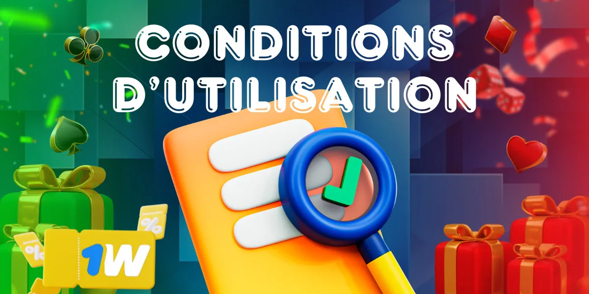 Conditions d’Utilisation